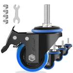 2 Caster Wheels Threaded Stem, Mount (unc 3/8" -16 X 1), Locking ... New. Price: $27.03.