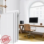 Woven Sound Slat Acoustic Panels 48X24 Snow White Pack Self-adhesive New. Price: $139.99.