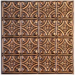 Faux Tin Pvc Decorative Ceiling Tile Wall (25/PACK) 2'X2' #150-AC Glue-up New. Price: $289.00.