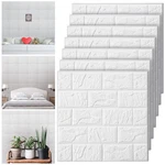 Tinlade 30 Pcs 28.81 Sq Ft 3D Wall Panels Peel And Stick Foam Brick White New. Price: $51.99.