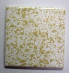 Wall Tile Florida Usa Ft 4-1/4" Ceramic Dimpled Mottled Brown On Beige Mcm Vtg Open. Price: $34.90.