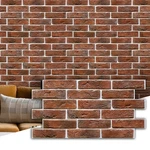 Commomy 3D Brick Wall Panels Peel And Stick - 12 Pcs Of 22.8" X 11.8" Thin ... New. Price: $86.58.