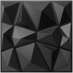 Decorative 3D Wall Panels In Diamond Design, 12"X12" Matt Black For Home And Off New. Price: $53.87.