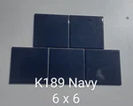 12 Tiles ( 3 Ft ) Ceramic Wall 6X6 Glossy Navy Blue... Bathroom/kitchen New. Price: $45.99.