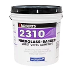 Roberts 2310 4 Gal. Fiberglass-backed Sheet Vinyl Flooring Adhesive Beige New. Price: $50.00.