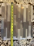 Elida Ceramica Coquina Ridge X 12-INGLOSSY Glass/metal 1058257 Tile New. Price: $21.99.