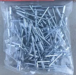 (100) Aluminum Pop Rivets 1/8" X 3/8" Flat Countersunk Head Blind Steel Mandrel New. Price: $11.99.