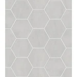 Shaw 493TS Halftone - 9" 11" Hexagon Floor And Wall Tile White New. Price: $73.00.