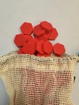 75 Letterfolk Doormat Silicone Tiles Maraschino Red New. Price: $50.00.