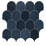 Sunwings Peel Stick Tile Blue 10-SHEET 11.4"X10.9" Fish Scale Backsplash Wall New. Price: $33.95.