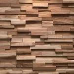 Transform Your Walls - 3D Teak Wood Panels 10 Pack 9.6 Sq Ft New. Price: $179.99.