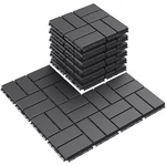 Goovilla Plastic Interlocking Deck Tiles, 9 Pack Outdoor Patio Flooring, 12"X... New. Price: $39.04.