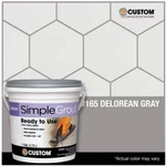 Custom Building Products Simplegrout #165 Delorean Gray Ready Use - Qt. New. Price: $26.97.