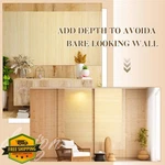 Juexica 2PK 48X96 Natural Bamboo Wall Panel, Wainscoting Wrap New. Price: $128.99.