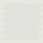 Shaw 587TS Technicolor Dreams - 11" X 12" Rectangle Brick Floor Pearly White New. Price: $26.38.