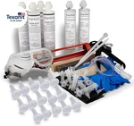 6 10 Ft Diy Foundation Wall Crack Repair Kit, Waterproof Epoxy Concrete Fi New. Price: $430.59.
