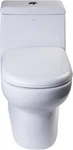 Eago TB351 1.1 / 1.6 Gpf Dual Flush One Piece Elongated Toilet - White New. Price: $612.80.