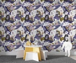 3D Cartoon Animal Support Earth Wallpaper Mural Peel Stick 61 Brand. Price: $35.70.