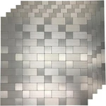 ART3D 10-PACK Self-adhesive Metal Backsplash Peel And Stick 12X12, A16015 New. Price: $48.43.