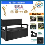Yitahome 70 Gallon Lockable Waterproof Patio Deck Storage Bench Black New. Price: $196.87.