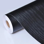 Practicalws Black Wood Wallpaper Peel And Stick 17.7 In X 236.2 Wallp... New. Price: $32.22.