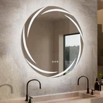 2 Size Round Led Bathroom Mirror Wall Large Vanity 3 Color Bright Backlit New. Price: $119.92.