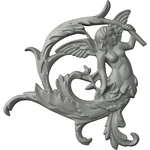 Ekena Millwork 1/4"W X 5/8"H 7/8"P Angel Leaf Onlay, Left New. Price: $28.51.