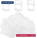 Uenhoy 500 Pcs Tile Leveling System Clips 1/32 Inch Spacers Cerami New. Price: $30.36.