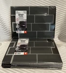 Smart Tiles Metro Grigio 11.56 X 8.38 Vinyl Peel/ Stick Packs New. Price: $125.00.