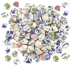 Lanyani Broken Ceramic Porcelain Tiles For Mosaic 11X11 Inches, PATTERN-1 New. Price: $31.99.