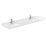 Wyndham Collection WCFVCA180DTOPUNS 80" Cultured Marble Vanity - Carrara New. Price: $742.92.