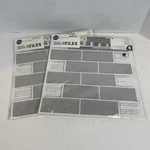 Roommates Sticktiles Gray Subway Peel And Backsplash 2 Packs 8 Sheets New. Price: $8.99.