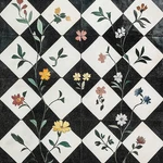 Hometitute 10PCS 12X12 Inch Floral Checkerboard Peel And Stick Floor Tiles Re... New. Price: $41.57.