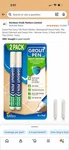 Rainbow Chalk Markers Limited Ivory Grout Pen 5MM 7ML 2 Pack Extra Tips New. Price: $12.00.