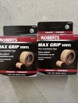2 Rolls Roberts Double-sided Vinyl Max Grip Tape 1-7/8 50-540-10 New. Price: $18.44.