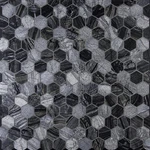 Henley Hexagon Natural Marble Mosaic Tile For Kitchen & Bath 11.81"X12 New. Price: $316.99.
