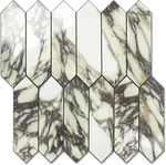 Vamos Tile Glossy Marble Purple Backsplash Peel And Stick, 12.8 X Inch New. Price: $97.79.