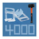 Sodtak Tile Leveling System 1/8 Spacers Leveler Clips Diy New. Price: $97.48.