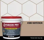 Custom Building Fusion Pro Single Component Grout 1 Gal. Premixed #380 Haystack New. Price: $20.00.