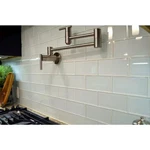 In. X 3 1/6 Peel And Stick Glass Backsplash Tile For Kitchen New. Price: $44.83.