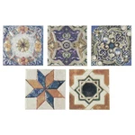 Somertile FPM3ART Leon Ceramic Floor And Wall Trim Tile, X 2.75", Cream/bl New. Price: $43.99.