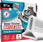 Hippo Dam Shower Threshold Water Barrier 67" - White Open. Price: $21.98.