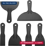 6 Knife, Flexible Plastic Paint Scraper Tool For Spackling,putty New. Price: $12.63.