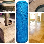 "original Designed" Weathered Flagstone Concrete Stamping Texture Roller New. Price: $42.95.