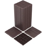 Goovilla Plastic Interlocking Deck Tiles, 36 Pack Outdoor Patio Flooring, Open. Price: $123.45.