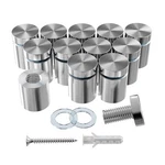 Ledongus 12PACK Stainless Steel Standoff Screws With Wall Anchors & Rubber Pa... New. Price: $20.91.