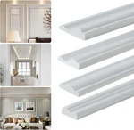 Peel And Stick Panels Glossy Molding Trim, Flexible Chair 0.9IN*10FT, White New. Price: $31.18.