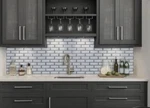 Ice Bevel 12X12 Lot Of 14 Sheets White-cool Glass Subway Tile Msi International New. Price: $150.00.