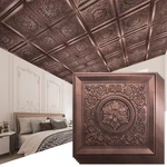 ART3D Pvc Ceiling Tiles, Wall Panels, 12-PACK, 24"X24", Snow Flower Design New. Price: $72.24.