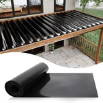 Muzata 1PCS Black Under Deck Drainage System Trough Hdpe 16"X50FT, New. Price: $60.91.